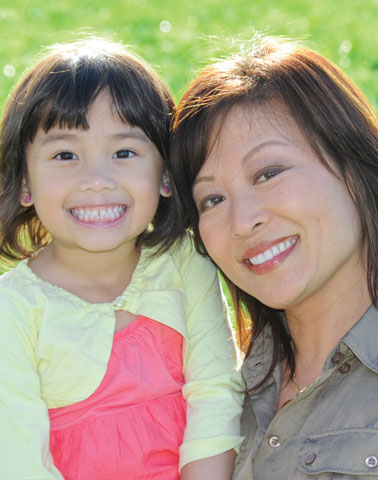 mother and daughter